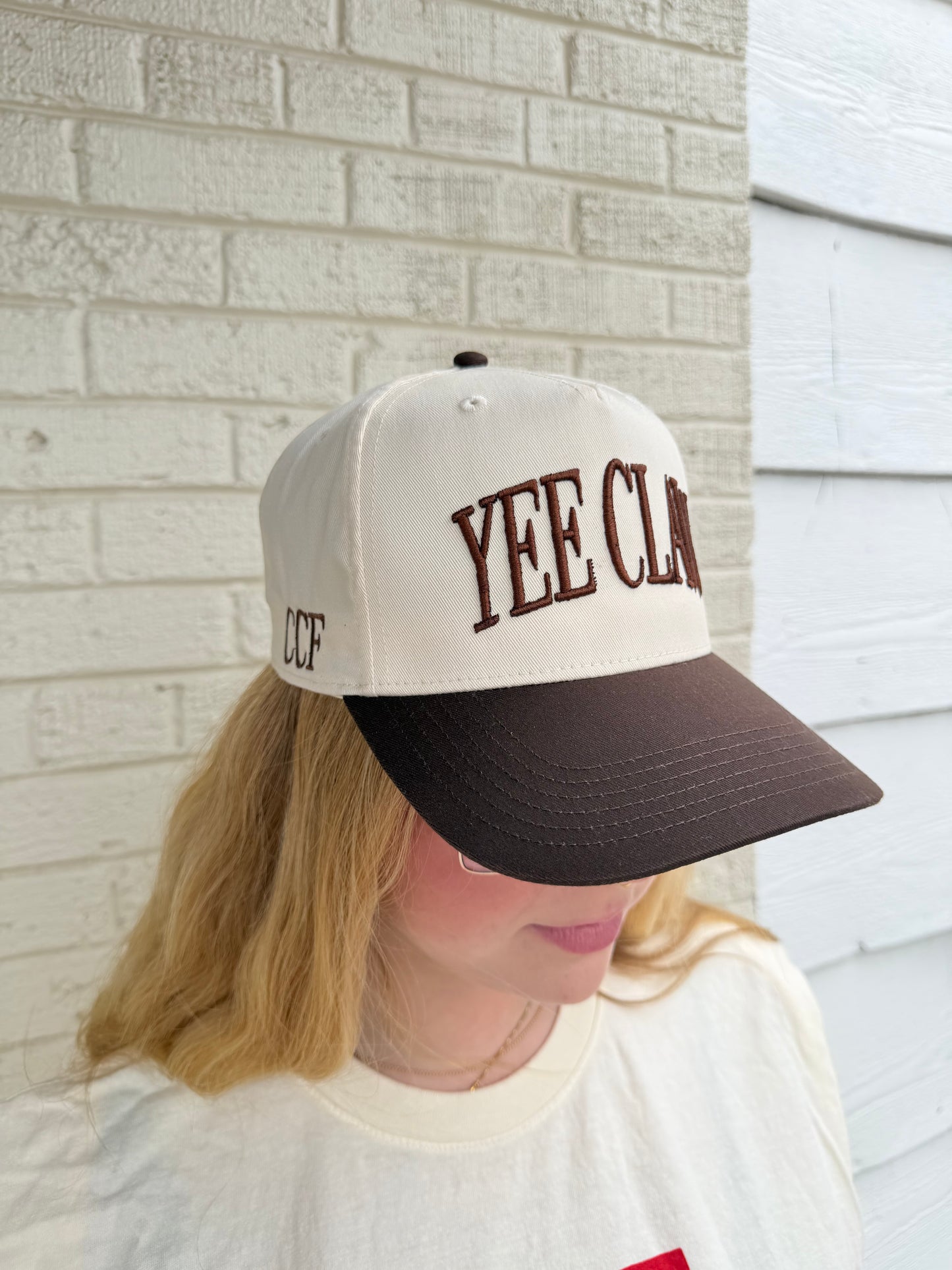 Yee Claw CCF 3D Puff Embroidered Trucker Hat - Brown