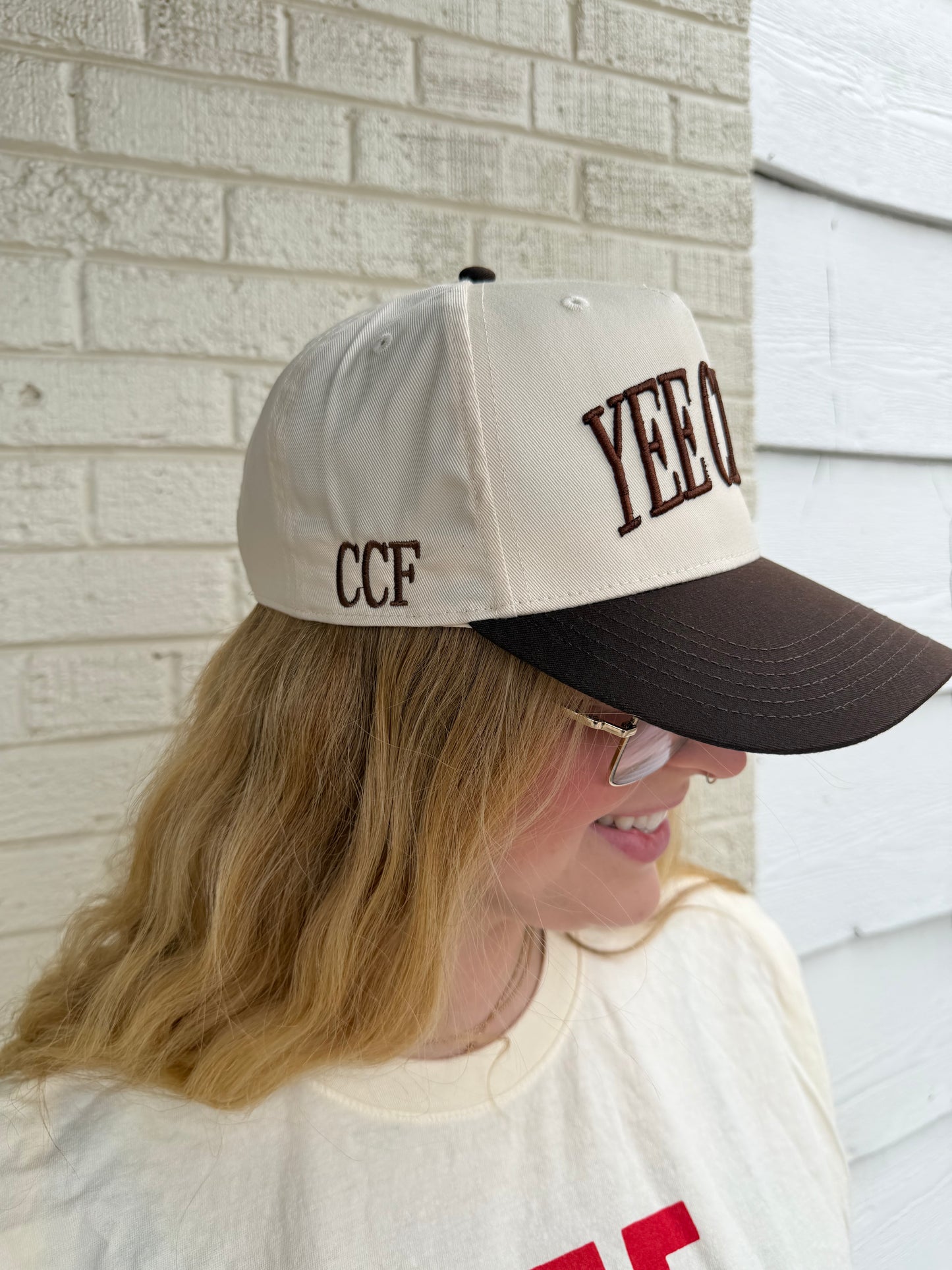 Yee Claw CCF 3D Puff Embroidered Trucker Hat - Brown