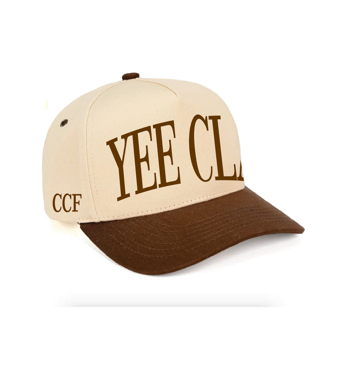 Yee Claw CCF 3D Puff Embroidered Trucker Hat - Brown