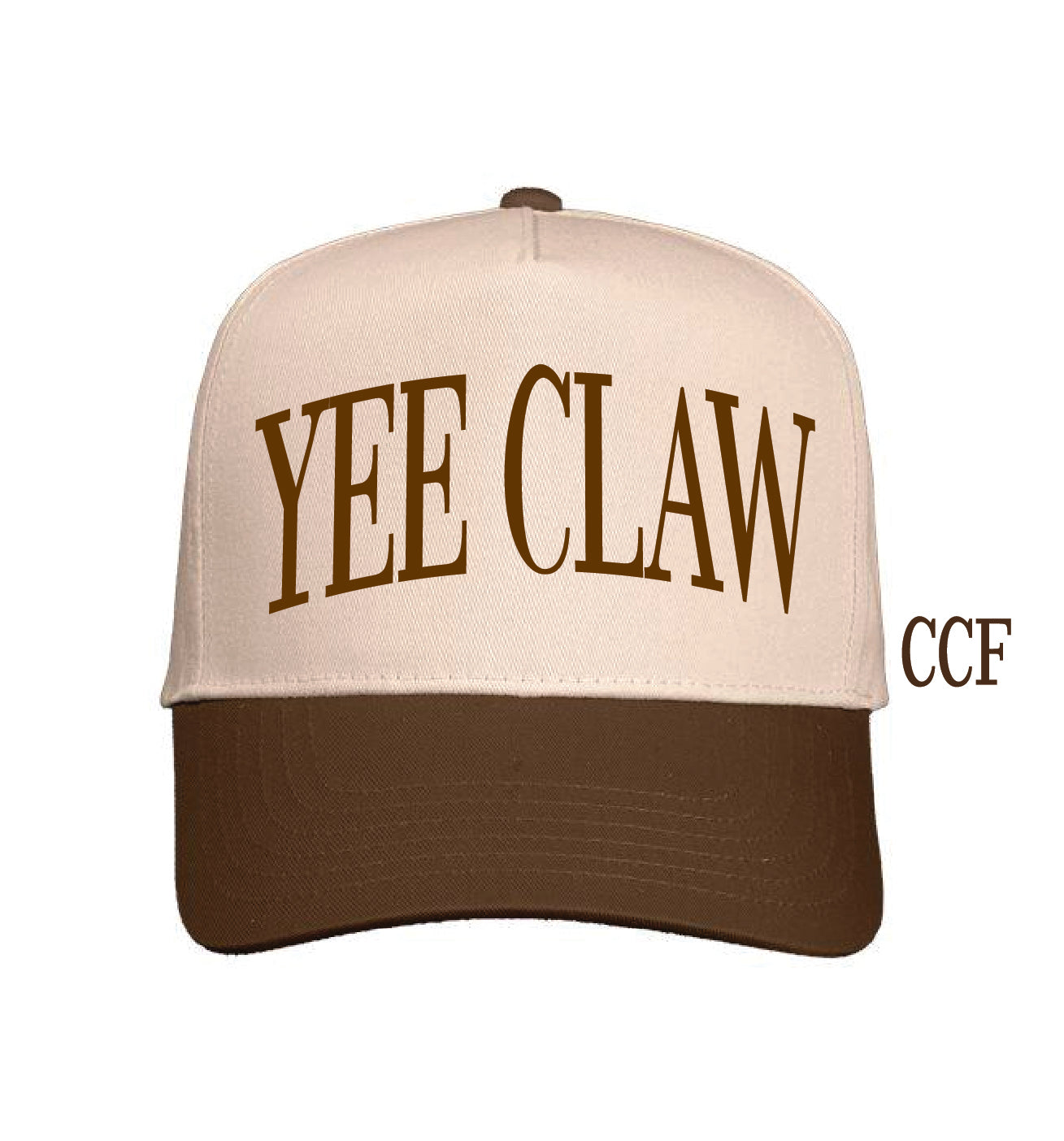 Yee Claw CCF 3D Puff Embroidered Trucker Hat - Brown